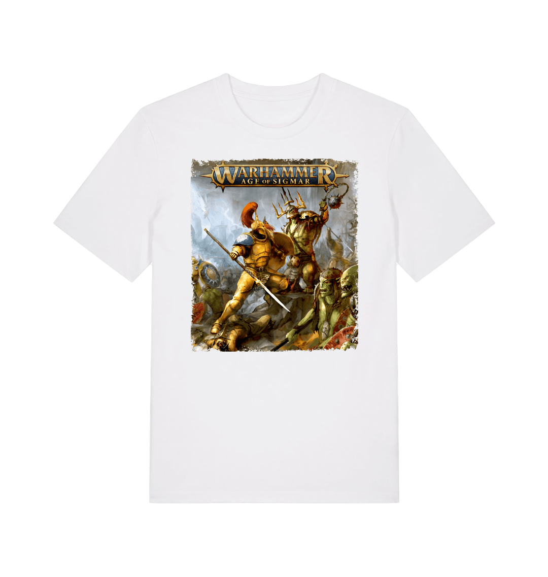 White Printed T-shirt Front